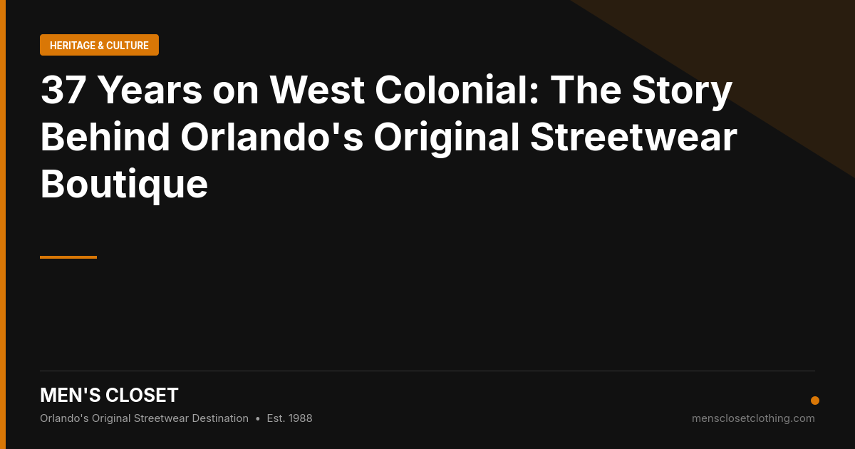 37 Years on West Colonial: The Story Behind Orlando's Original Streetwear Boutique