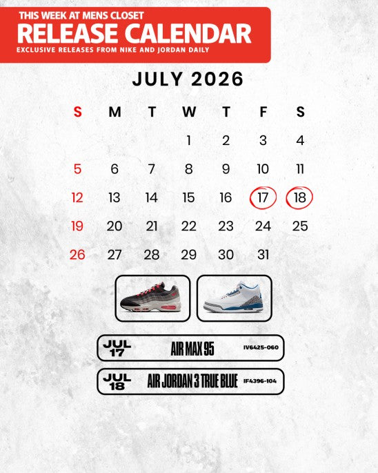 Air Max 95 Big Bubble Prm "Reverse Solar Red" & Air Jordan 3 Retro OG "True Blue" Drop at Men's Closet — Orlando's Premier Sneaker Store