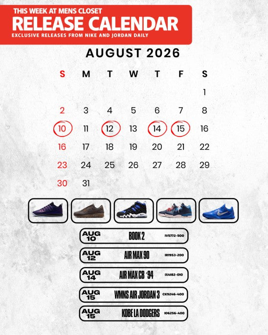 Book 2 Prm "Eggplant Foamposite" & WMNS Air Jordan 3 Retro "Sport Renaissance" Now at Men's Closet Orlando