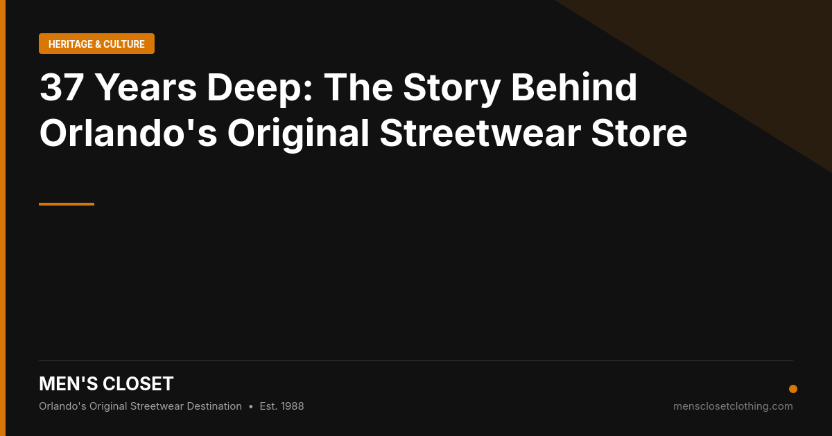 37 Years Deep: The Story Behind Orlando's Original Streetwear Store