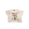 Forever Hungry - Designer Cross Tee - Cream