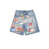 Paradise Lost - Paradise Patchwork Shorts - White