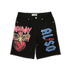 Almost Someday - Highway to Heaven Denim Shorts - Black