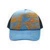 Jungles - Fuck All to Do Trucker Snapback Hat - Denim