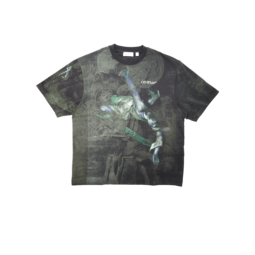 Off-White Dark Caravaggio Skate Tee Black | Men's Closet Off-White Dark Caravaggio Skate Tee Black | Men's Closet