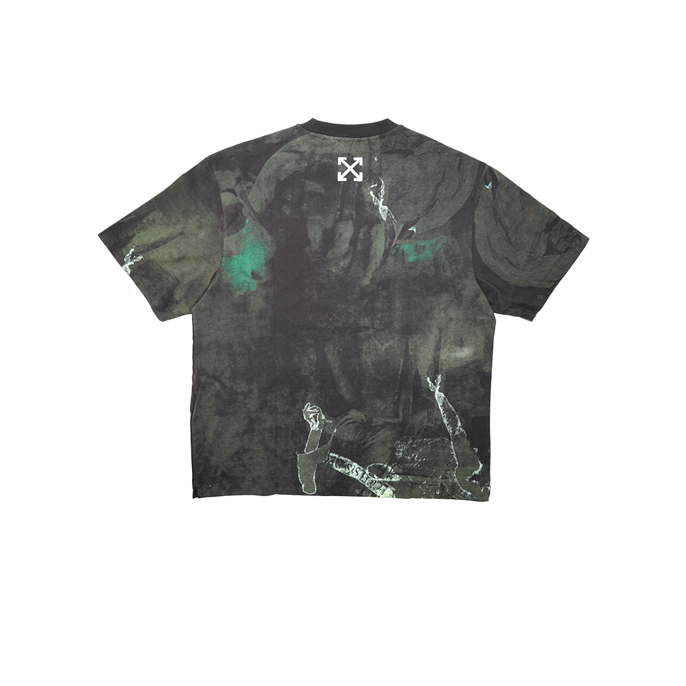 Off-White Dark Caravaggio Skate Tee Black | Men's Closet