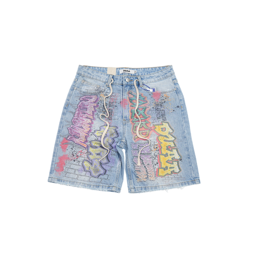 Duaa - Orchard Short Shorts - Blue
