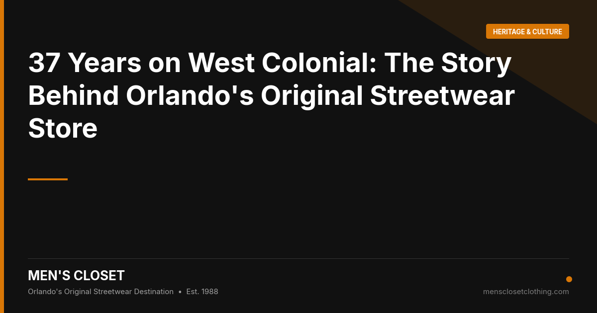 37 Years on West Colonial: The Story Behind Orlando's Original Streetwear Store
