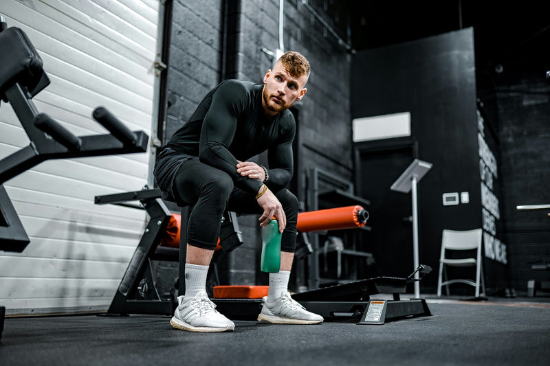 man workout clothes