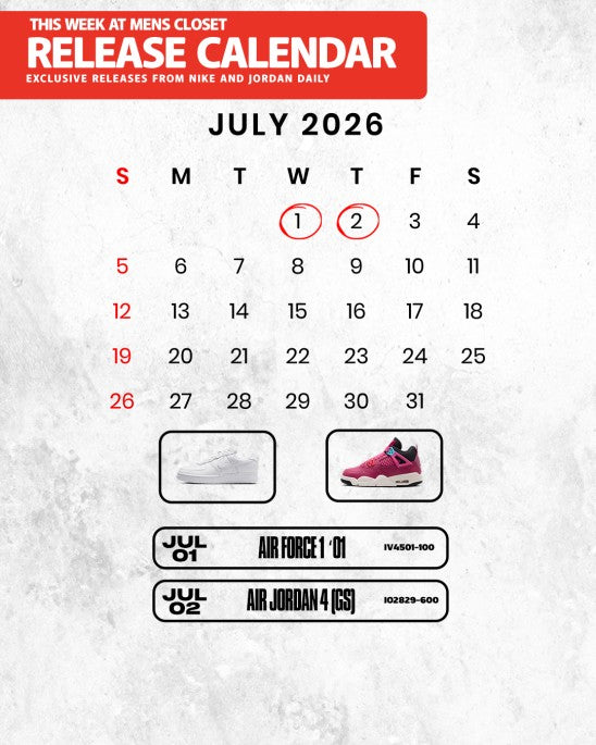 Air Force 1 '07 "Triple White" & Air Jordan 4 Retro(gs) "She's A Star" Drop at Men's Closet — Orlando's Premier Sneaker Store
