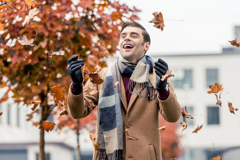 man in fall