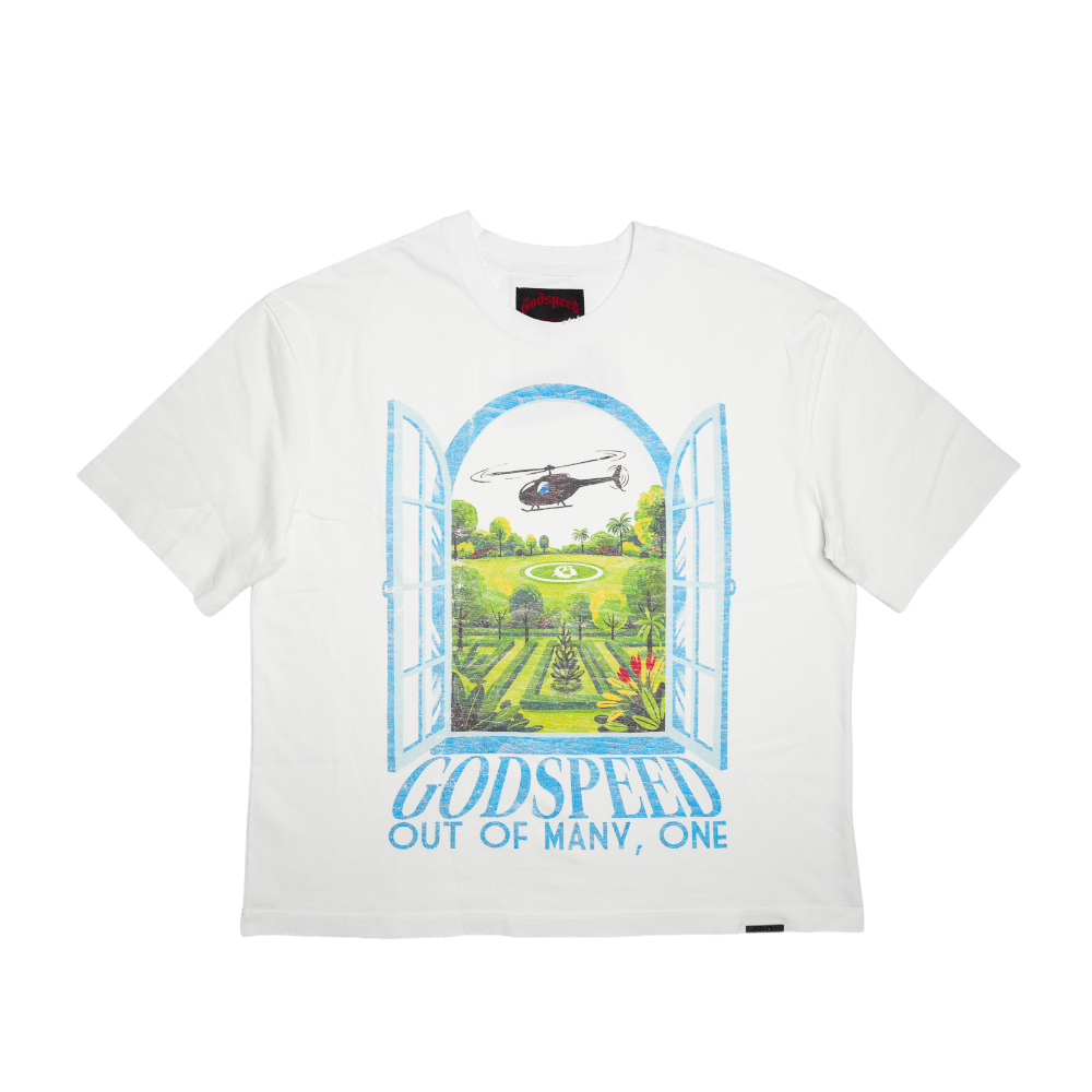 Godspeed - Helipad Dreams T-shirt - White
