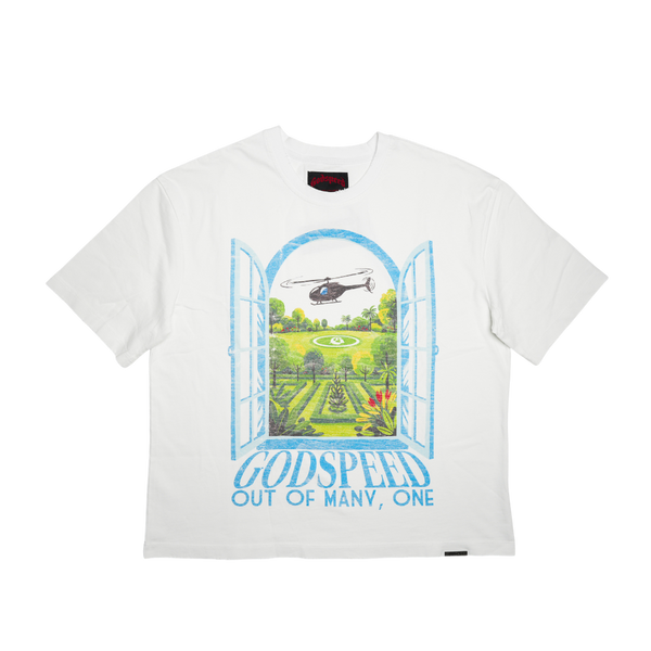 Godspeed - Helipad Dreams T-shirt - White
