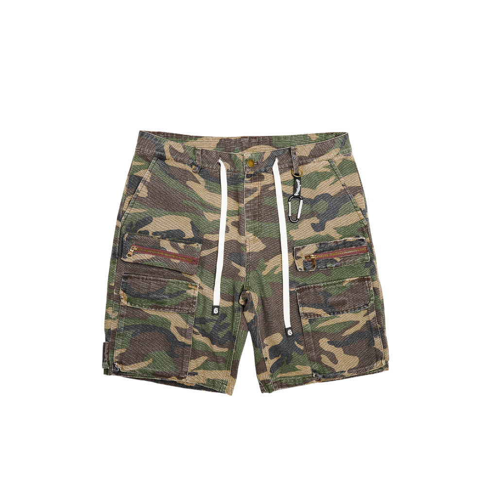 Godspeed - Militia Cargo Shorts - Camo - Black
