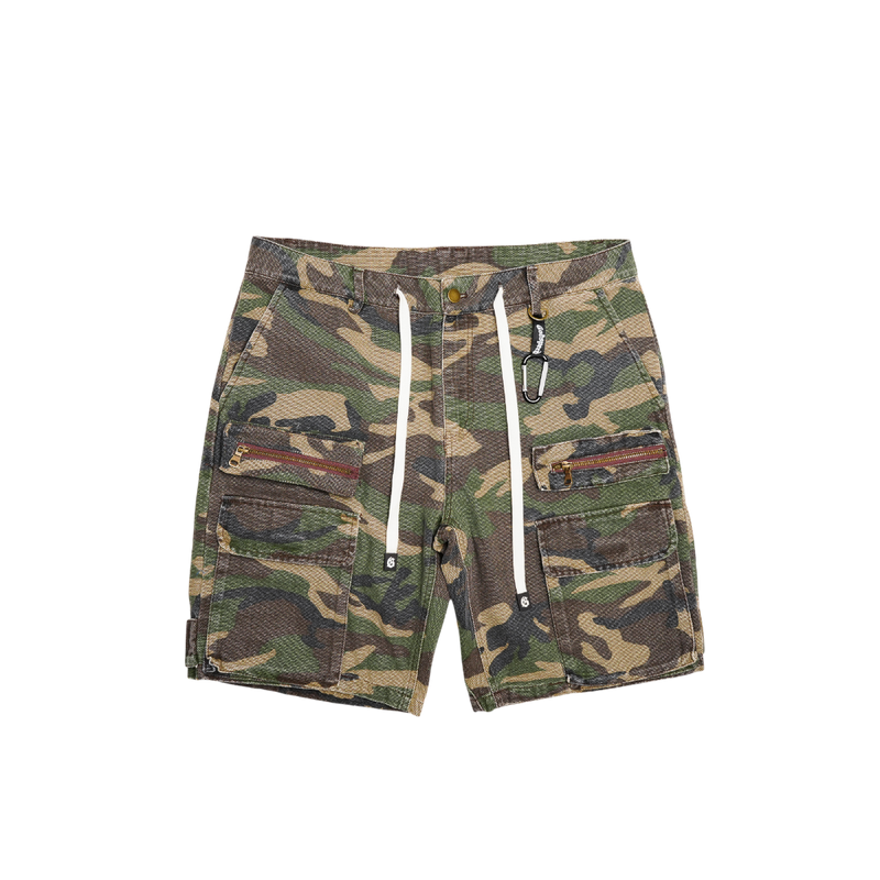 Godspeed - Militia Cargo Shorts - Camo - Black
