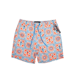 Psycho Bunny - Psycho Bunny - Frank All Over Print Swim Trunk Shorts - Blue