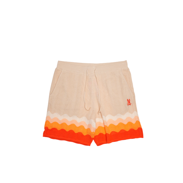 Psycho Bunny - Holden Racked Knit Stitch Short Shorts - Multicolor