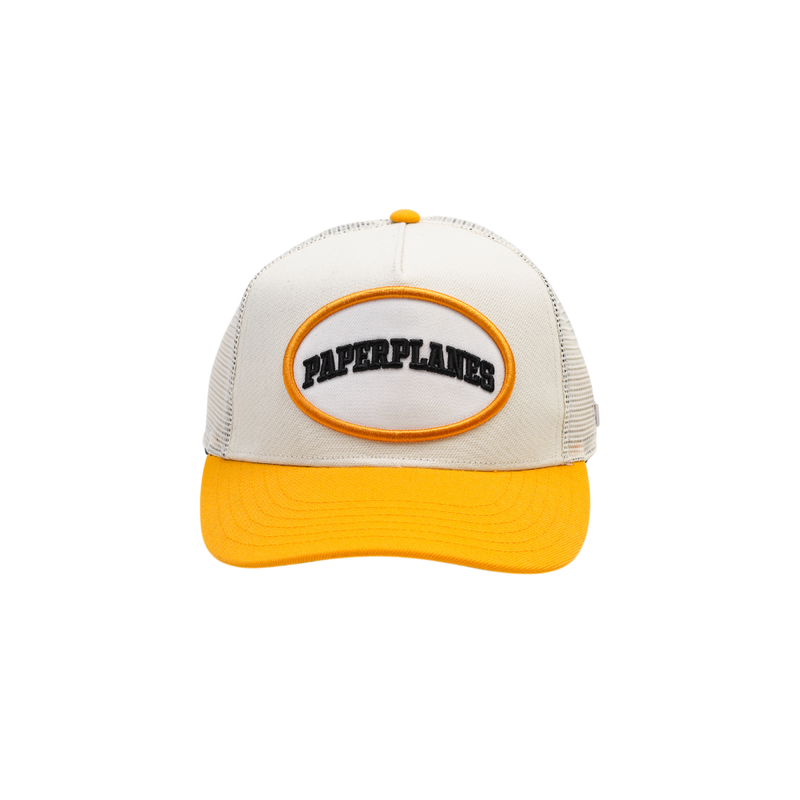 Paper Planes - Arched Trucker Snapback Hat - Yellow
