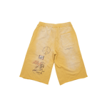Bldg4 - Painter Jort Pants - Yellow