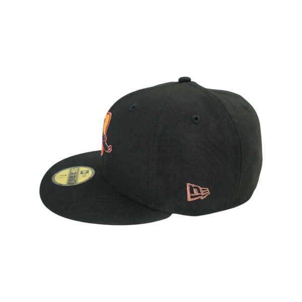 New Era - 5950 Orlando Rays Fitted Hat - Black — alternate view