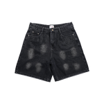 Dry Rot - Dark Hole Denim Shorts - Red