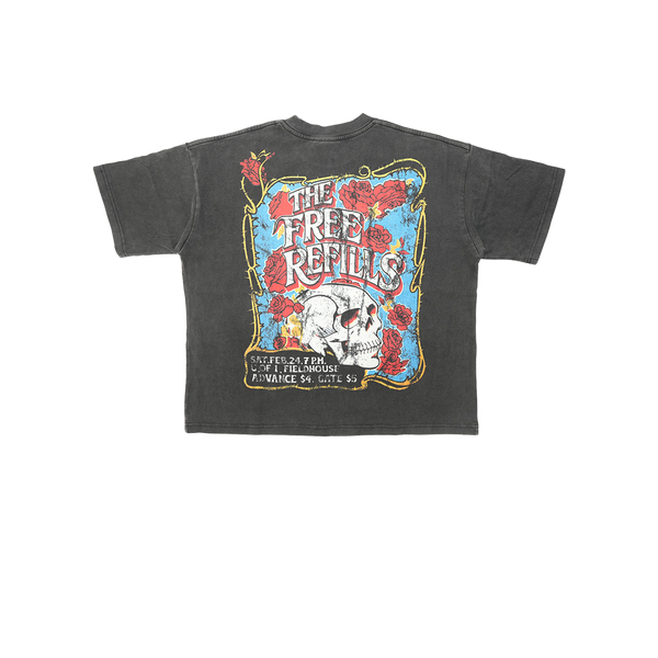 Free Refills - Dead Tee - Black — alternate view