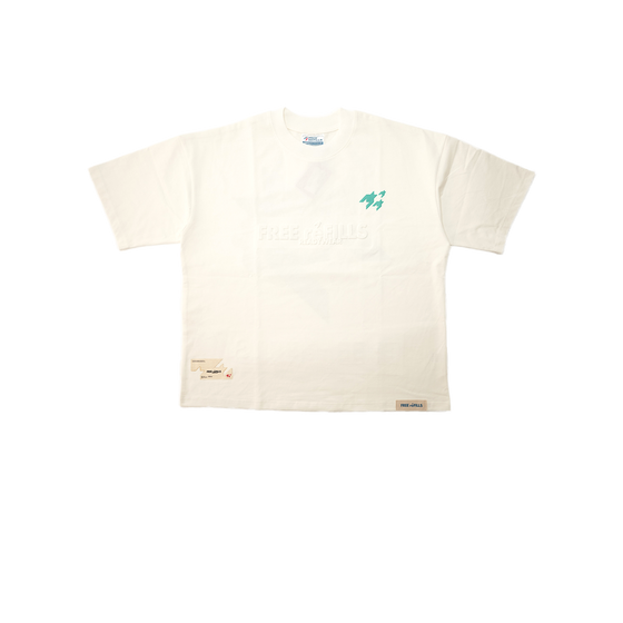 Free Refills - Dove Tee - White