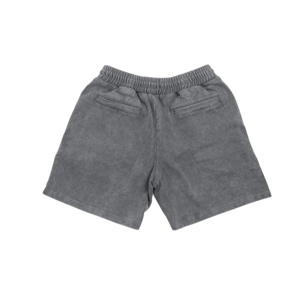 Almost Someday - World Fleece Shorts - Charcoal — alternate view