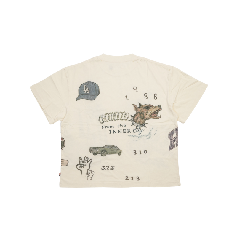 Honor the Gift - Htg - All Over Los Angeles Tee - Multicolor
