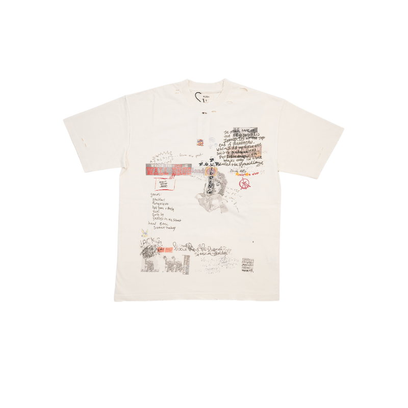 Bldg4. - Modular Ss Knit Tee - White