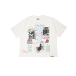 Free Refills - Collage Tee - White