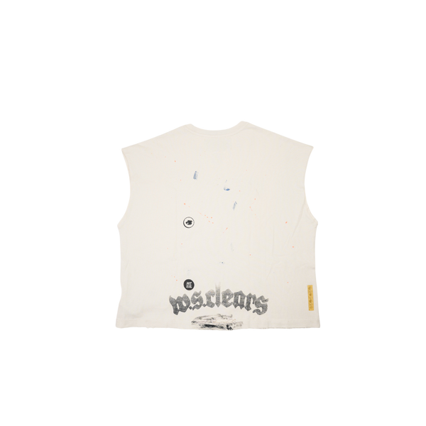 When Smoke Clears - Dry Collar Star Head Tank Top Tee - Tan — alternate view