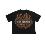 Paper Money - Burnout Tee - Black