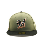 New Era - Milwaukee Brewers Fitted Hat - Olive
