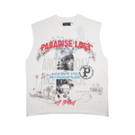 Paradise Lost - Lost Vision Cut Off Tee - White