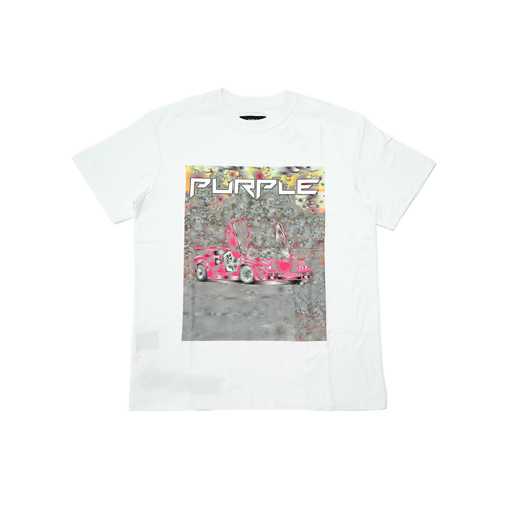 Purple Brand - Textured Jersey Ss Tee - Red