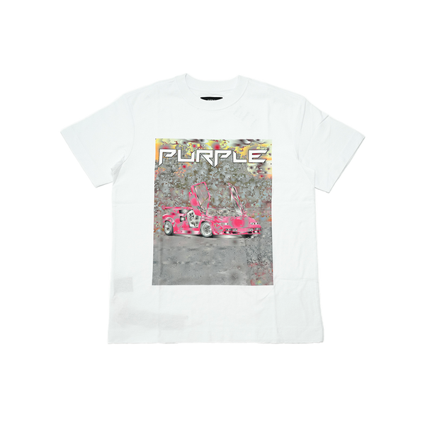 Purple Brand - Textured Jersey Ss Tee - Red