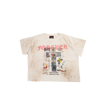 Forever Hungry - Designer Cross Tee - Cream