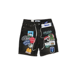 Duaa - Park Brown Short Shorts - Blue