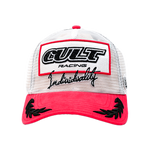 Cult of Individuality - All Over Mesh Trucker Snapback Hat - White