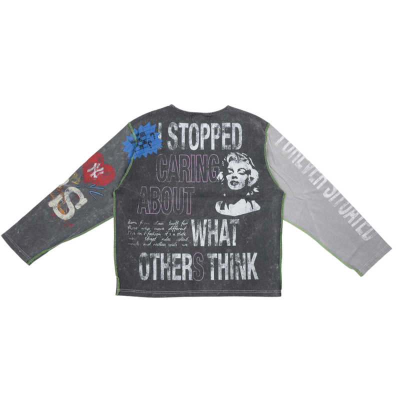 Forever Situated - Dream Forever Long Sleeve Tee - Gray