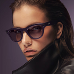 Ray-ban - Skyler - Shiny Black W/polar Grad Graph Glasses - Black