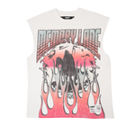 Memory Lane - Memory - Global Fire Sleeveless Tee - White
