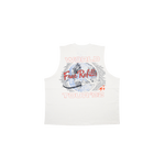 Free Refills - World Cut Off Tee - White