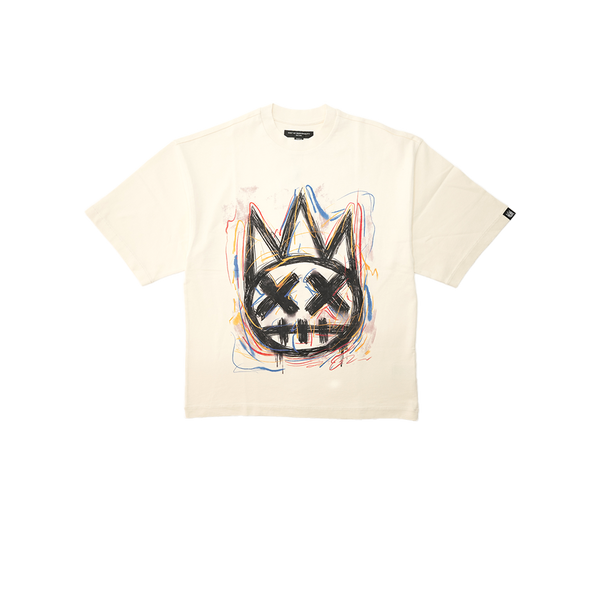 Cult of Individuality -  Scribble Logo Tee - White