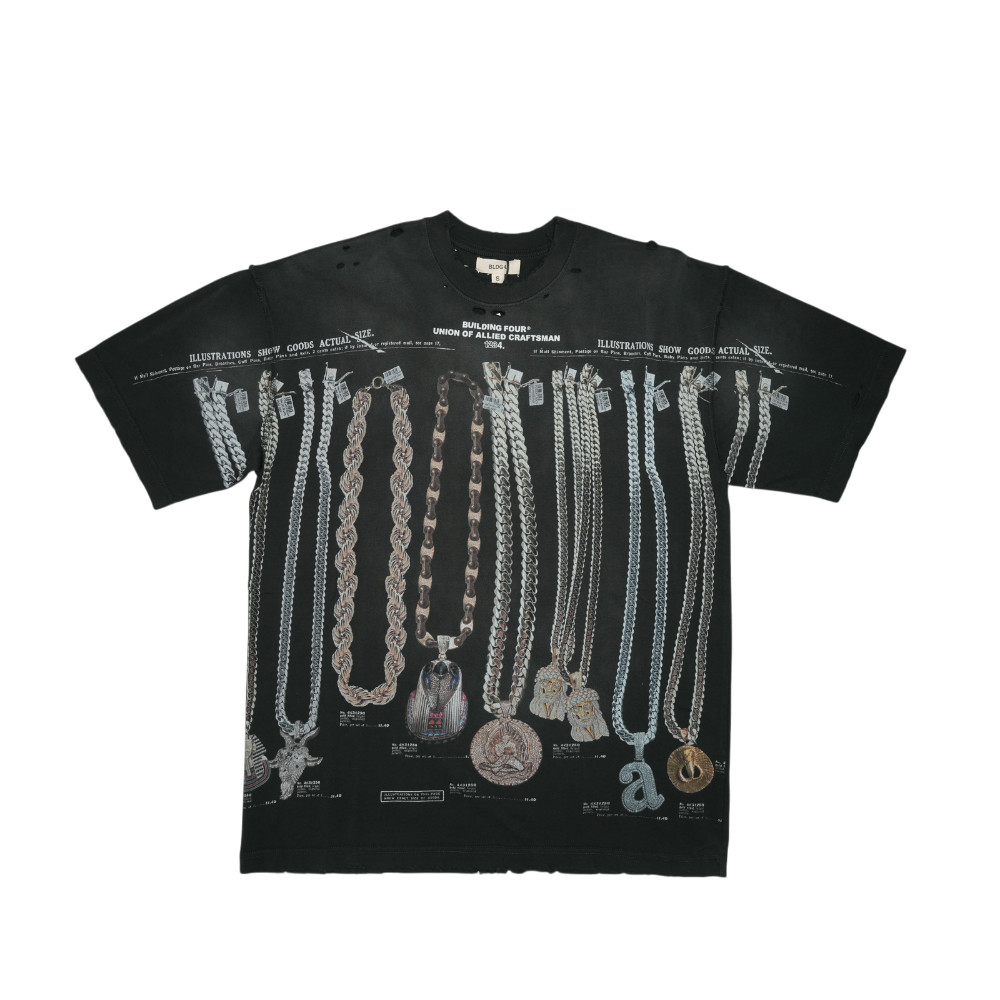 Bldg4 - Tv Tower Ss Knit Tee - Multicolor