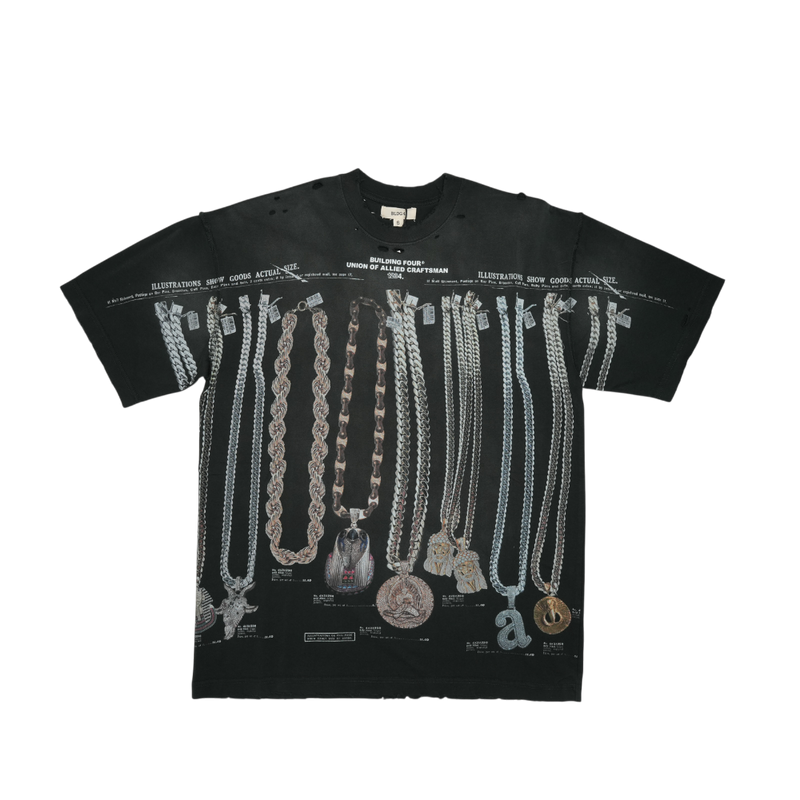 Bldg4 - Tv Tower Ss Knit Tee - Multicolor