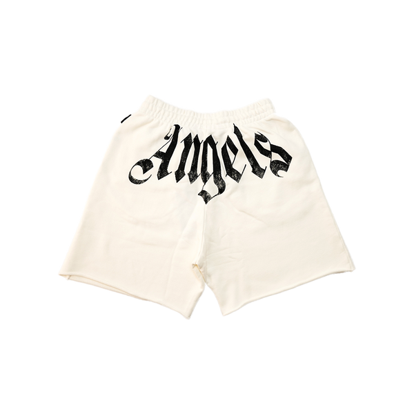 Palm Angels - Big Waist Logo Loose Sweatshorts - Black — alternate view