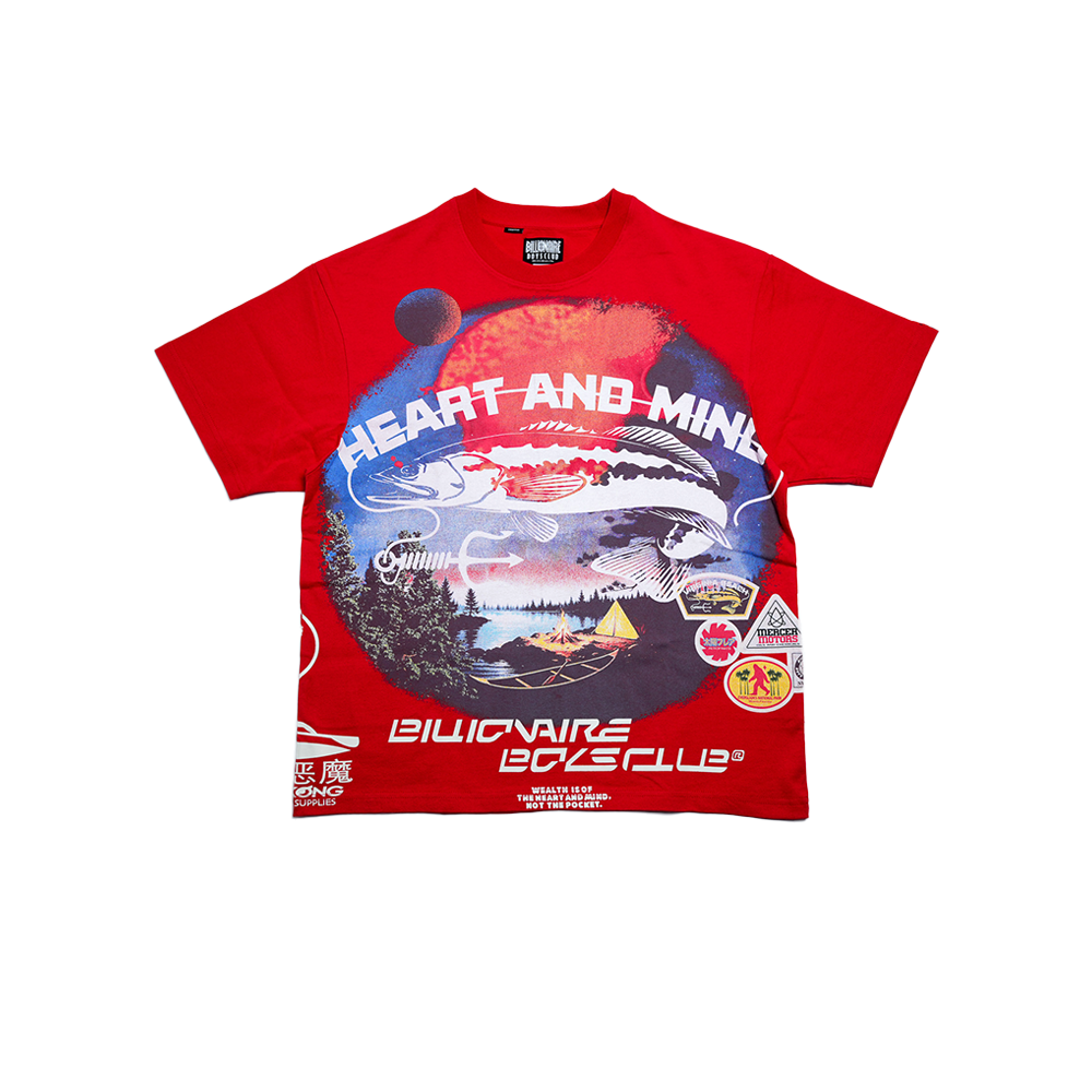 Billionaire Boys Club - Bb Hook Ss Knit (boxy Fit) Red Tee - Red
