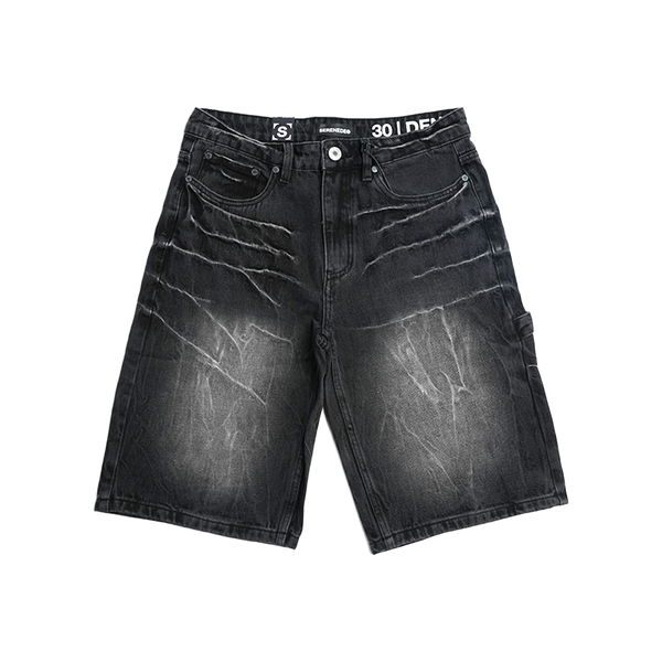 Serenede - Raijin Denim Shorts - Black